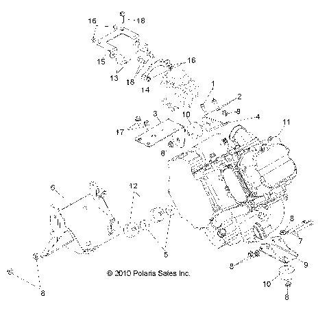 ENGINE, MOUNTING - R10RH45AG/AH/AR (49RGRENGINEMTG10)