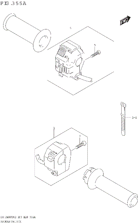 HANDLE SWITCH (DR-Z400S)