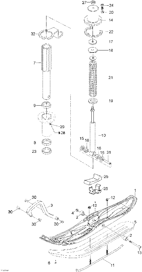 07- Front Suspension And Ski