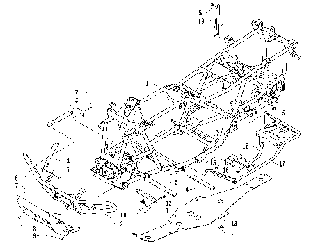 FRAME AND RELATED PARTS [87604]