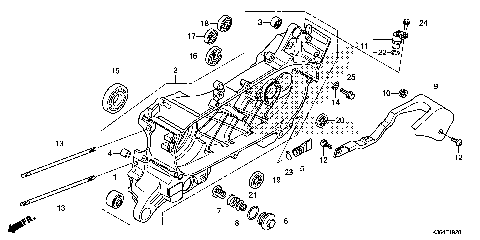 LEFT CRANKCASE
