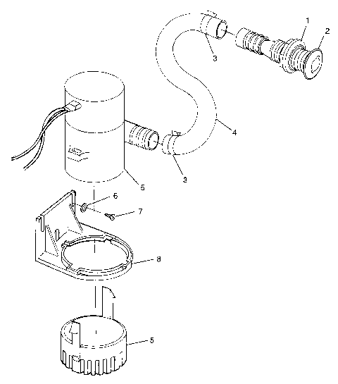 BILGE PUMP SL 780 B974088 and Intl. SL 780 I974088 (4940924092B013)