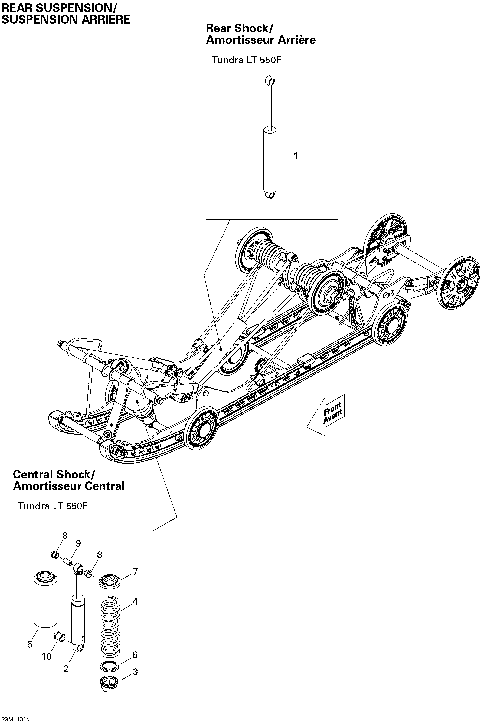 08- Rear Suspension Shocks LT 154