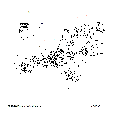 ENGINE ASM. - P20GDGDNA (A00095)