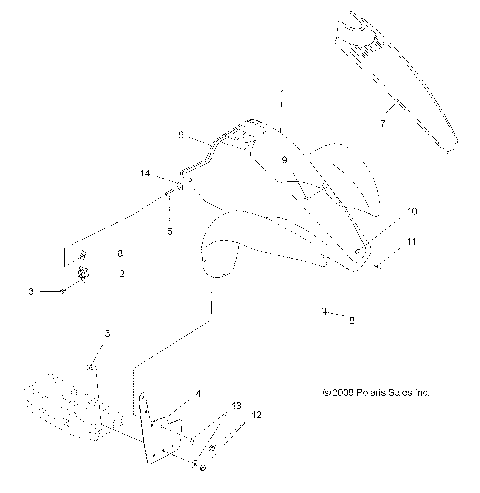 BODY, FRONT CAB - A09BG50FA (49ATVCAB08SCRAM)