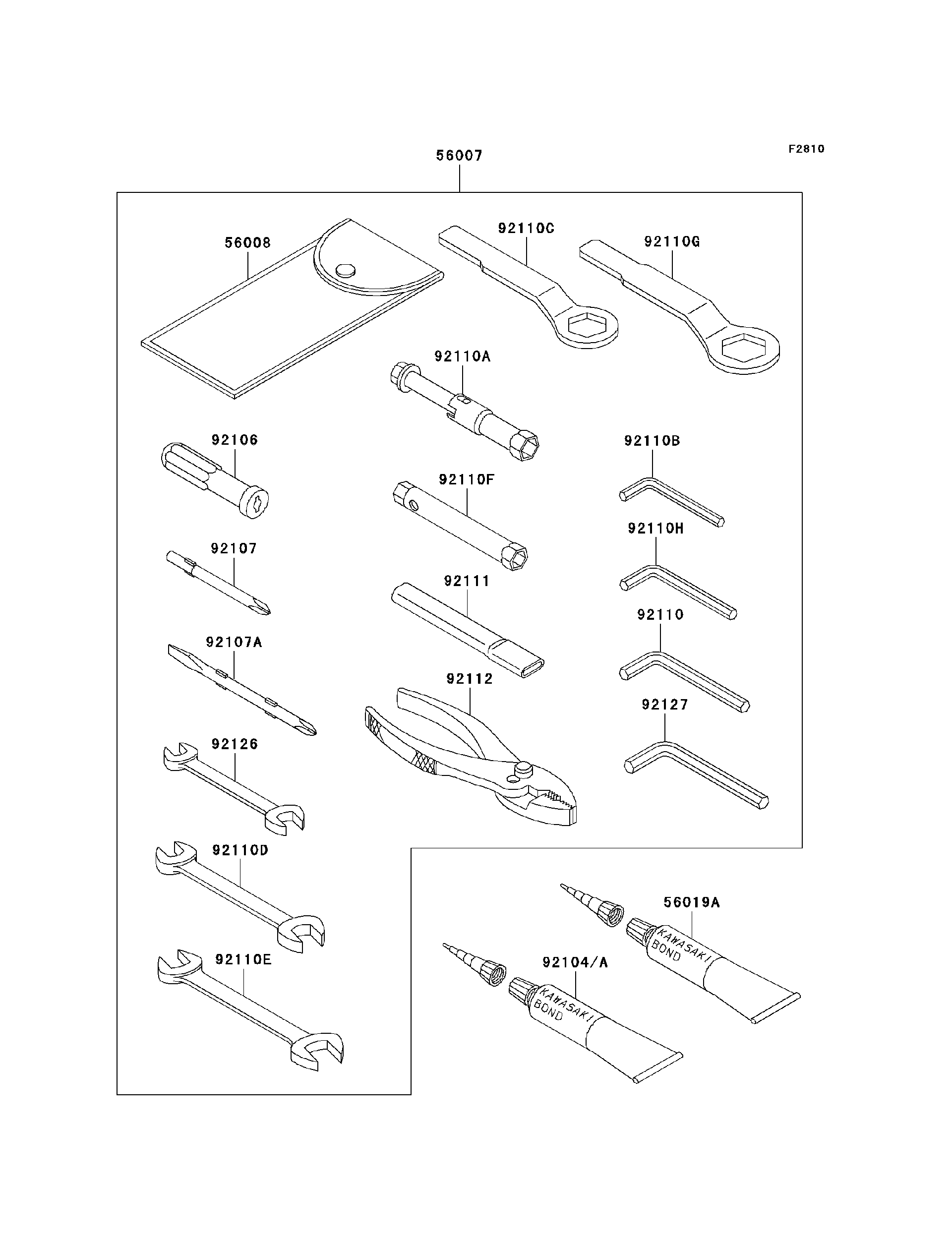 2006 Kawasaki Motorcycles Parts-Finder Diagrams | Factory