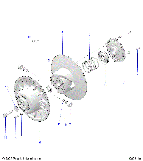 DRIVE TRAIN, CLUTCH, SECONDARY - S26AJE9FSL/AJN9FSL/FSM  (C603119)