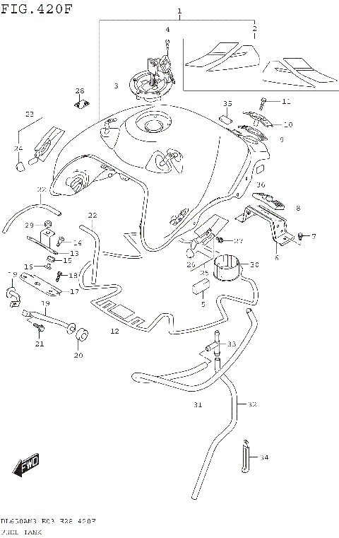 FUEL TANK (DL650XAM3E33)