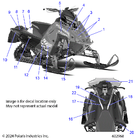 BODY, DECAL, LE, RED PEARL SIDE PANEL - S25TDL9BSM (602968)