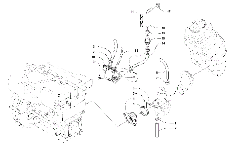 CARBURETOR AND FUEL PUMP ASSEMBLY [104590]