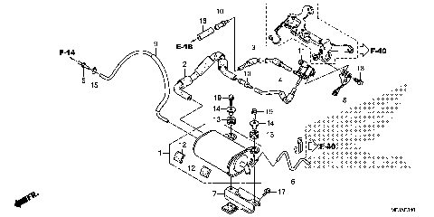 EVAP CANISTER (CBR600RA)