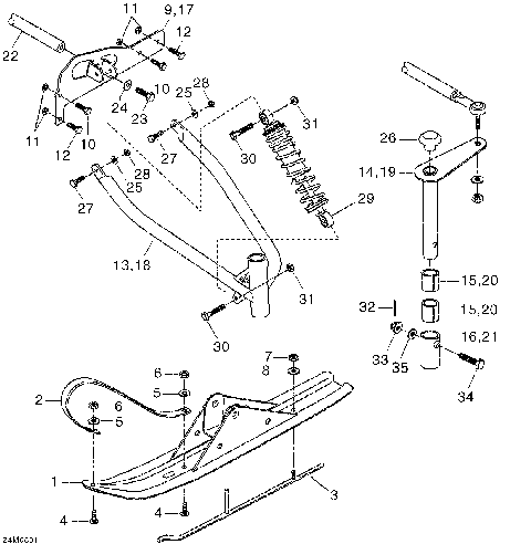 07- Front Suspension And Ski