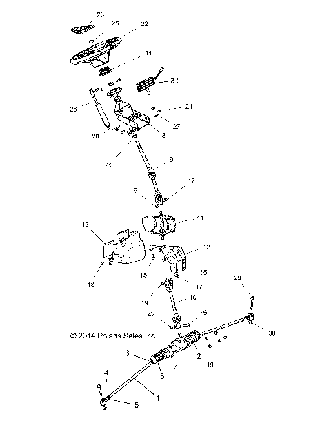 STEERING, STEERING ASM. - Z15VDE99FV (49RGRSTEERING151KEU)