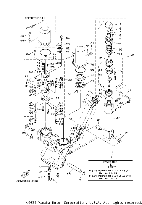POWER TRIM & TILT ASSY 1