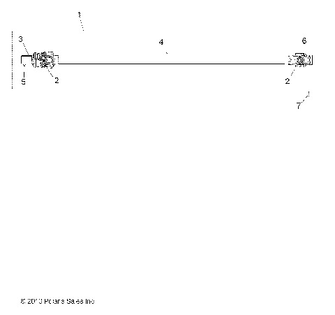 DRIVE TRAIN, FRONT PROP SHAFT - A16DAE87AL (49ATVSHAFTPROP14SP325)