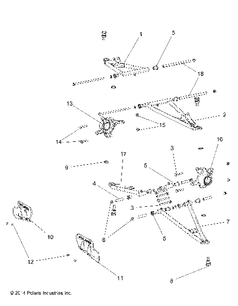 SUSPENSION, FRONT CONTROL ARMS - R15RTAD1FA (49RGRSUSPFRT151KDSL)