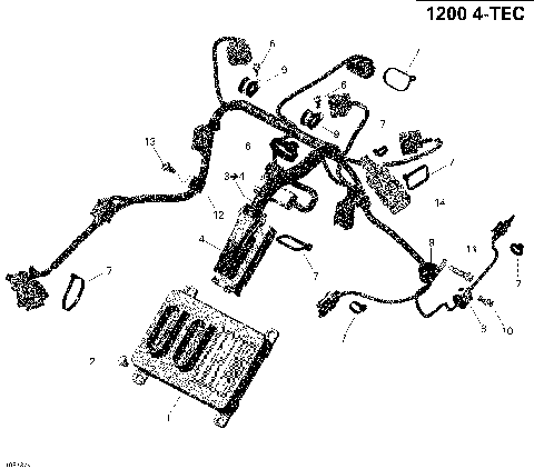10- Engine Harness And Electronic Module