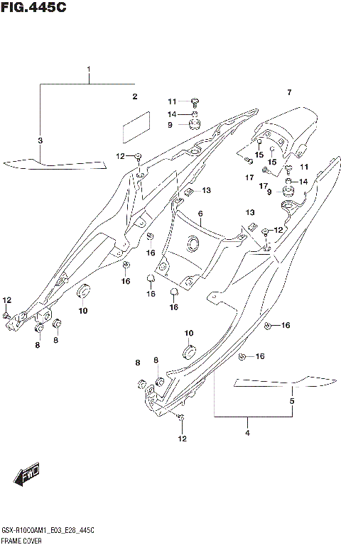 FRAME COVER (GSX-R1000ZA)