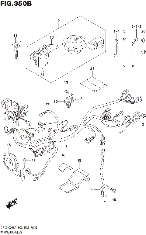 WIRING HARNESS (DR-Z400SL6 E28)