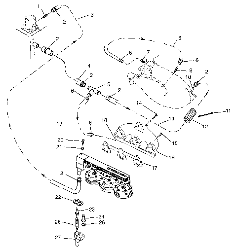 COOLING SYSTEM SLX 780 B954287 (4933953395B008)