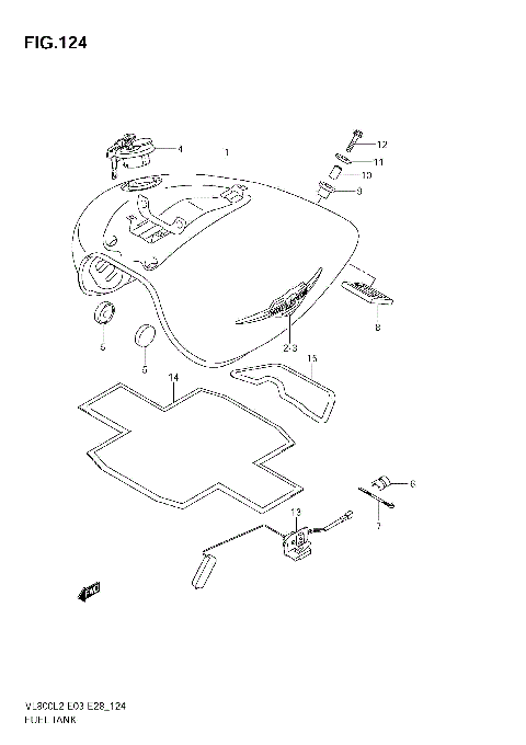 FUEL TANK (VL800C  E33)