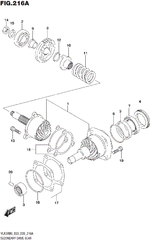 SECONDARY DRIVE GEAR