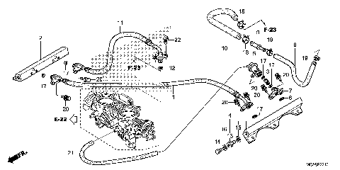 THROTTLE BODY (TUBING)