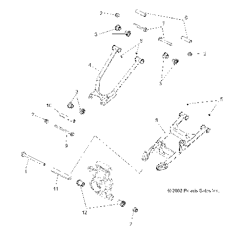 SUSPENSION, REAR - A09ZX85FS/CFS (49ATVSUSPRR09SPXP550)