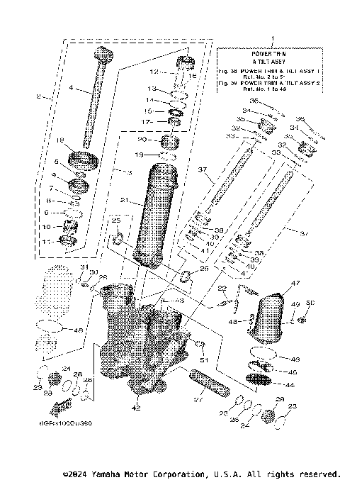 POWER TRIM TILT ASSY 1