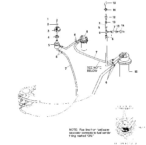 FUEL SYSTEM - W005197D (4955815581A012)