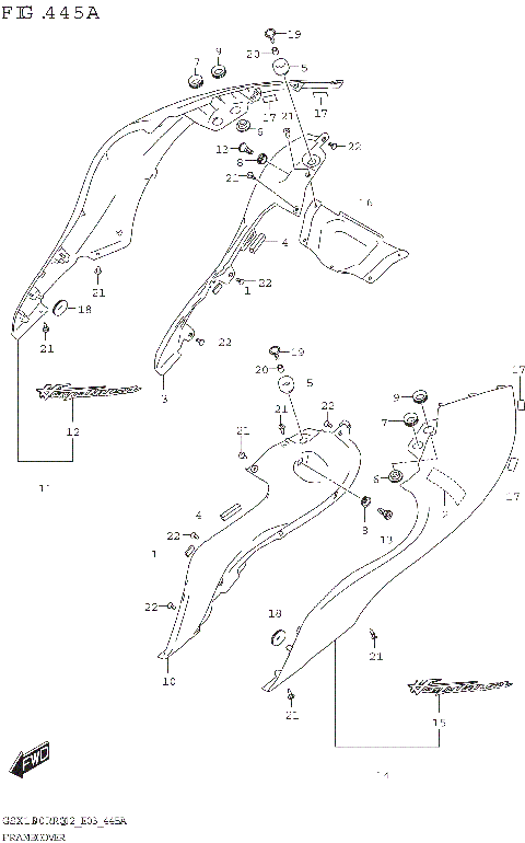 FRAME COVER (GSX1300RRQ)