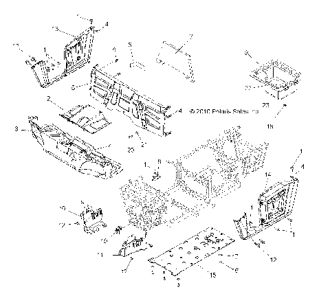 BODY, FLOOR and FENDERS - R11TH90DG (49RGRMOLDINGS11900D)