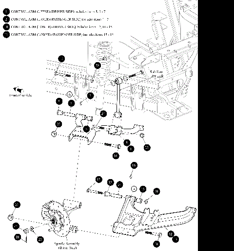 REAR CONTROL ARM ASSEMBLY [302473]