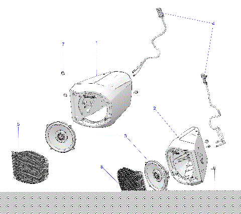 ELECTRICAL, AUDIO, FRONT SPEAKER