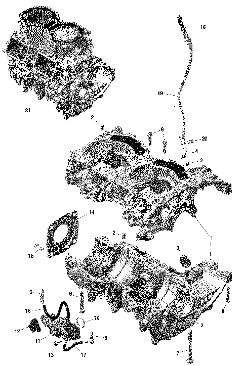 01- Rotax - Crankcase