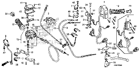 HANDLE LEVER@SWITCH@CABLE