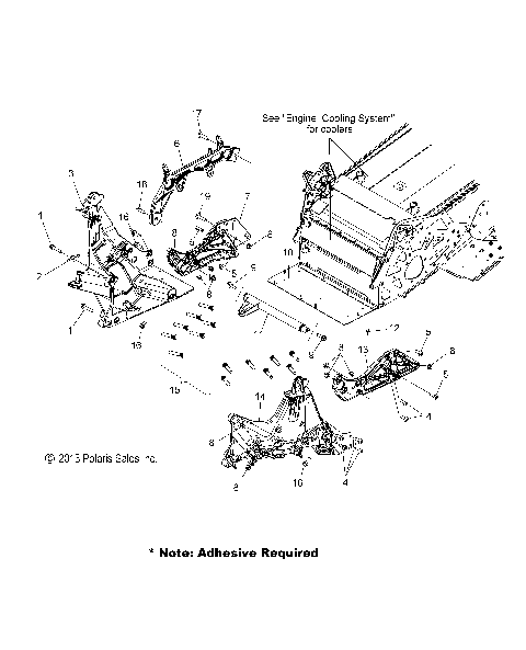 CHASSIS, BULKHEAD ASM. - S15CS6GSL/GEL (49SNOWCHASSISFRT14600V)