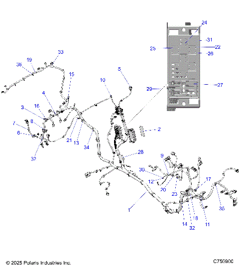 ELECTRICAL, WIRE HARNESS[FROM 1.6.2026] - Z26NES99A4/B4 (C750900)