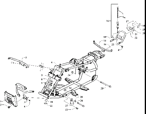 FRAME AND RELATED PARTS ASSEMBLY [303633]