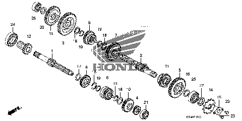 TRANSMISSION (CRF80F)