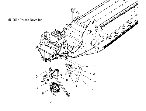 SUSPENSION, SWAY BAR - S08PB6FS/FE (49SNOWSWAYBAR086008BALL)