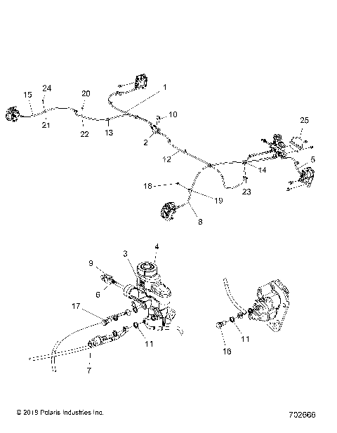 BRAKES, LINES and MASTER CYLINDER - R21RCA57A1/A7 (702666)