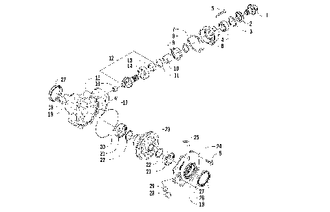 FRONT DRIVE GEARCASE ASSEMBLY [94350]