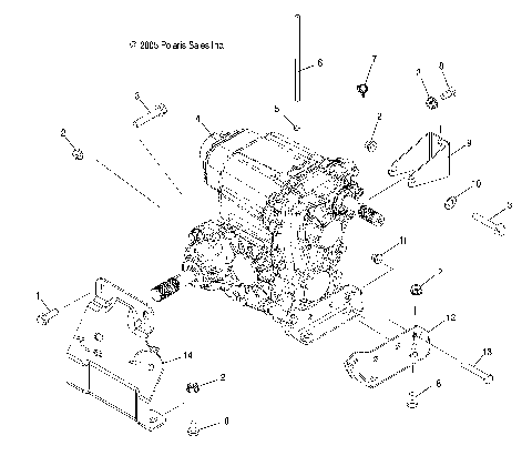 TRANSMISSION, MOUNTING - R07RB50AA/RH50AA (4999202119920211B05)