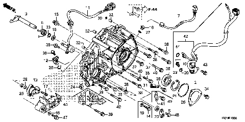 REAR CRANKCASE COVER