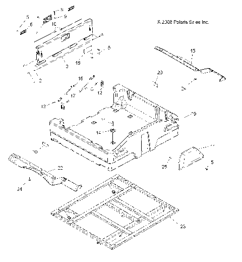 BODY, DUMP BOX - A12CF76AA (49ATVBOX096X6)