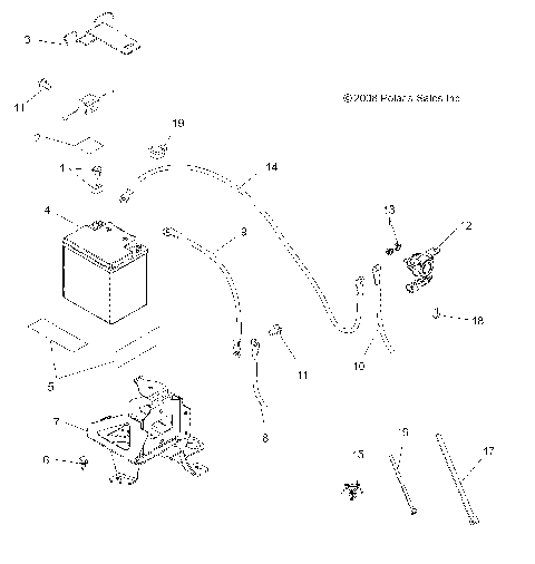 ELECTRICAL, BATTERY - A09DN76AB/AL/AY (49ATVBATTERY09SPTRG800)