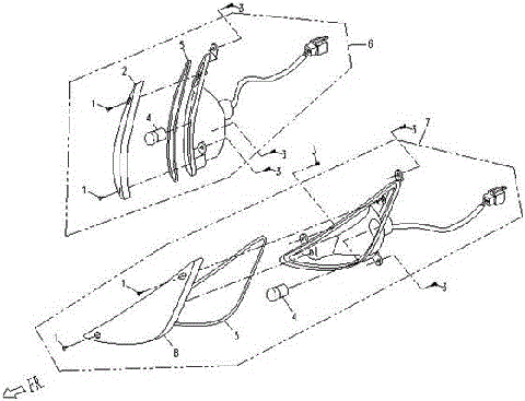 FRONT TURN LIGHT (FOR 1ST&2ND TYPE FACE)