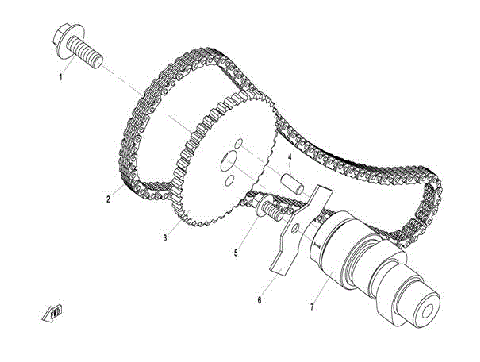 CAMSHAFT OF CYLINDER 1 ASSY.