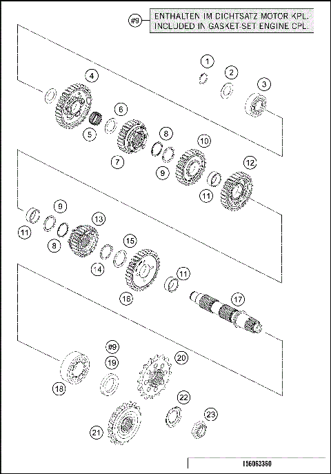 TRANSMISSION II - COUNTERSHAFT
